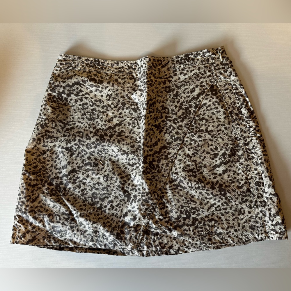 Free People Leopard Print Skirt